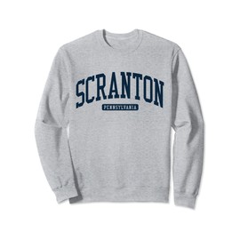 Scranton Pennsylvania PA College University Style Navy Sweatshirt