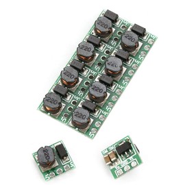 Kadimendium 10Pcs Boost Converter Module 1.5V 1.8V 2.8V 3V 3.3V 3.7V 4.2V to 5V DC-DC T64 Step up Converter Voltage Regulator USB Power Module Supply Module