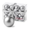 Biedermann & Sons Silver Ball Candles – Decorative Metallic Novelty