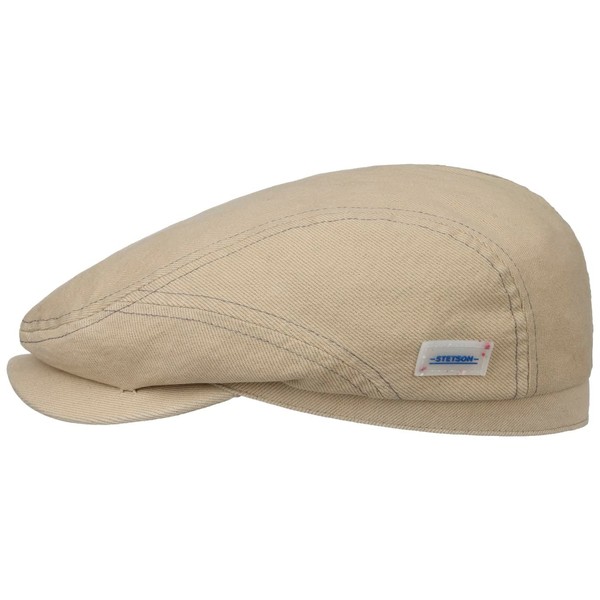 Stetson Sustainable Cotton Driver Flat Cap Men's Hat Made of
