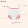 EZ Moms 4 Packs Training Pants 3t-4t High Waist Cotton