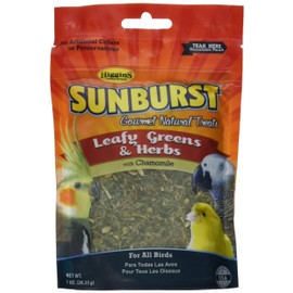Higgins Sunburst Leafy Greens & Herbs Gourmet Treats All Birds
