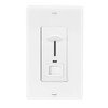 Maxxima Dimmer Electrical Light Switch - Featuring Blue Indicator Light,