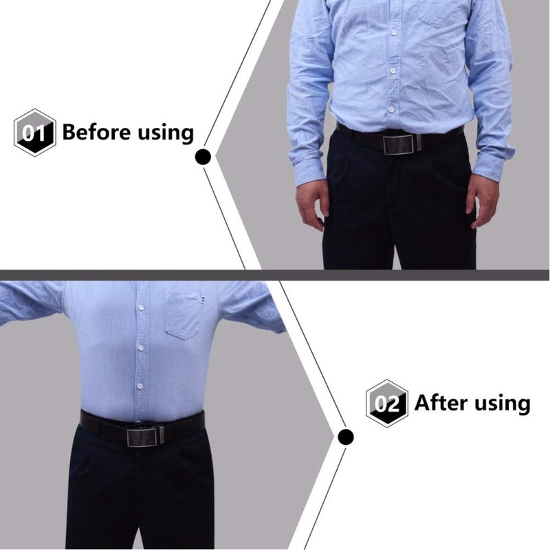 Kedofe Mens Shirt Stays Upgrade Adjustable Elastic Garter Military Shirts