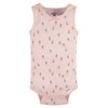 Gerber - Body sin mangas para niñas, Flores, 0-3 meses