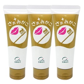 Tenemos Sakigako Toothpaste, 2.8 oz (80 g) x Set of 3