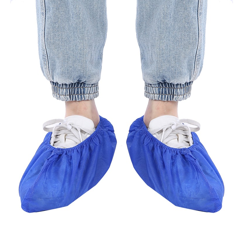 100pcs Disposable Shoe Covers Thickening Anti Slip Wear Resistant Shoe