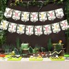 Fangleland Reptile Happy Birthday Banner Decorations - Reptile Themed Hanging