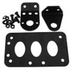 OTOTEC Moto Side Mount Tail Light License Plate Bracket Iron