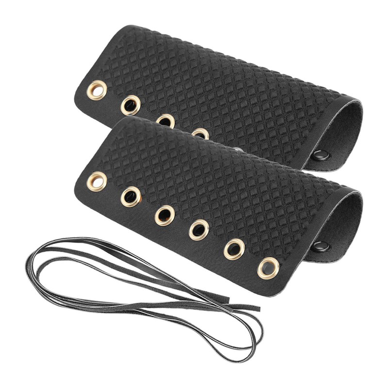Motorcycle Hand Grip Cover Fiber Simulated Leather Anti Slip Retro