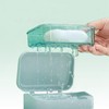 CLKE Soap Box, with Removable Drainer and Lid, 2 Layers