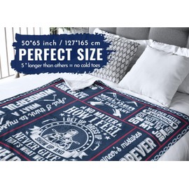 Huglanket Welder Gifts for Men, Throw Blanket for Welders for Christmas, Birthday - 50" x 65"