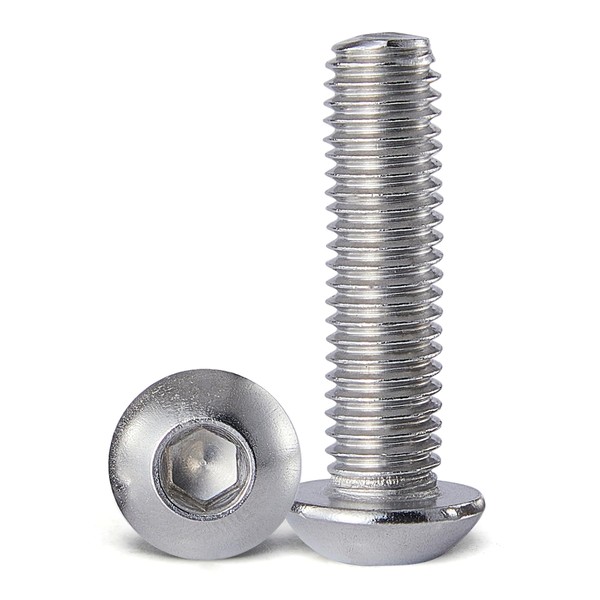 Cicidorai M5-0.8 x 30mm Button Head Socket Cap Bolts Screws,