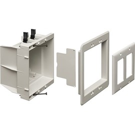 Arlington Recessed Indoor Inbox, 2-Gang, White (DVFR2W)