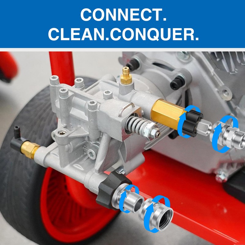 Premium Pressure Washer Quick Connect Kit - M22 Swivel to