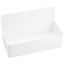 Towa Sangyo 39207 Bathroom Rack, Magnetic Type SQ Magnetic Bath Pocket, 7.6 x 3.7 x 4.4 inches (19.2 x 9.4 x 11.2 cm), White,