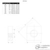 M3 (3mm) Square Nut - Stainless Steel (A2) (Pack of