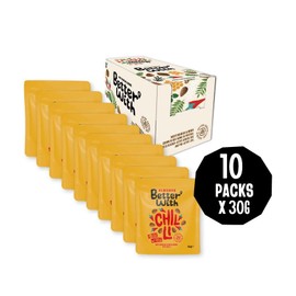 Better With Chilli Almonds, Bold Heat With a Satisfying Crunch Snack, 30 g (Pack of 10)