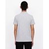 Armani Exchange Men's Logo Zip Jersey Polo Shirt, Heather Grey