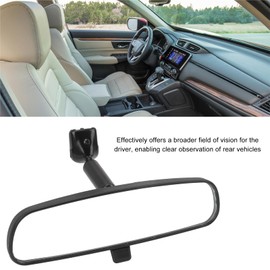 Interior Rear View Mirror, Replacement for HRV 2016 to 2022, FIT 2012 to 2020, CRV 2017 to 2019, Broad Field of Vision, with Adjustable Suction Cup
