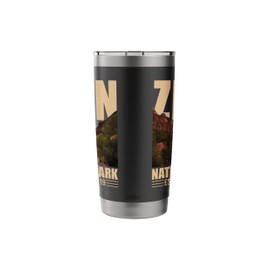 Zion National Park - Retro Hiking & Camping Lover Stainless Steel Insulated Tumbler