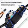Multi-pocket tool pouch, magnetic wristband & screw positioning bit holder