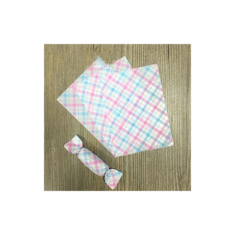 Candy Making Packaging Wrapper Nougat/Toffee Twisting Wax Paper Wedding Bevorzugungen,