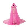 Harilla Women Wedding Tulle Cape with Hood, Elf Cape, Bridal