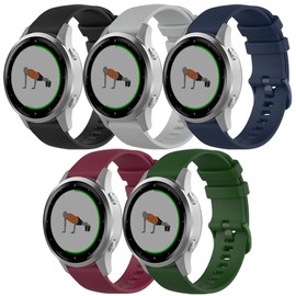 Band for Garmin Vivoactive 4S, Soft Silicone Replacement Watch Band for Garmin Vivoactive 4S / Vivomove 3S / Venu 2S (No Tracker, Replacement Bands Only)