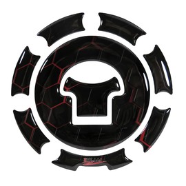 BIKE-label Fuel Cap Pad Red Universal Compatible for Honda 600049VA