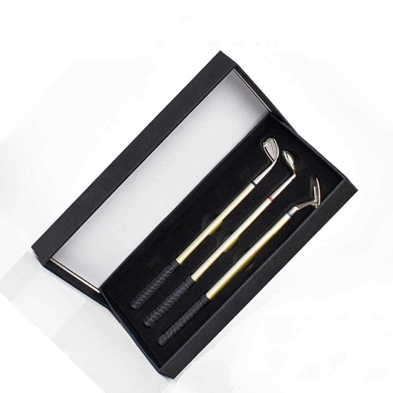 JUNTAO Mini Golf Club Putter Ballpoint Pen Golfers Gift Box