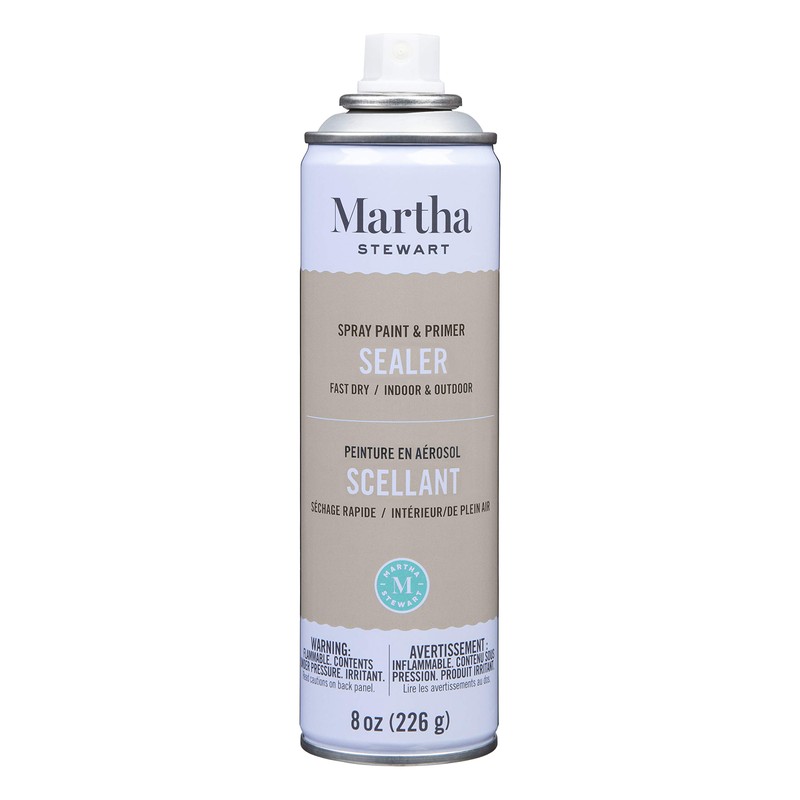 Martha Stewart 8oz Spray Paint, Matte Clear Sealer 8 Fl