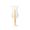 Ner Mitzvah Chuppah Wedding Ceremony Glass Set with Candles -
