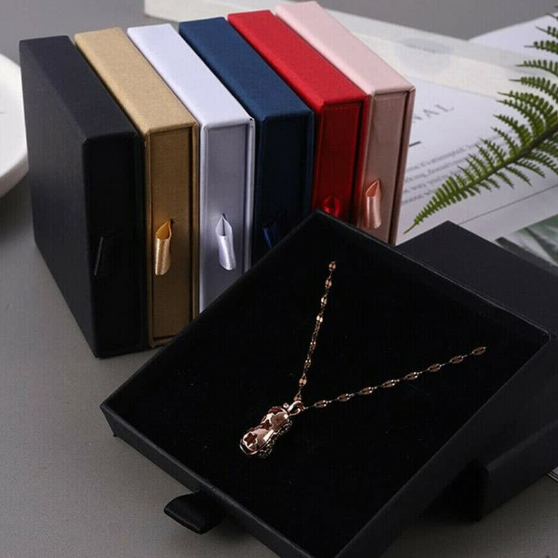 1-10PCS Jewellery Gift Boxes Necklace Ring Bracelet Bangle Earring Cardboard
