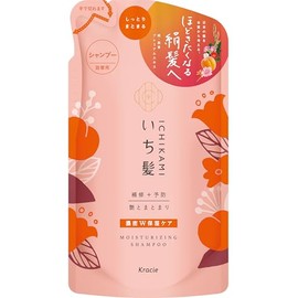 Kracie Home Products ICHIKAMI Deep W Moisturizing Care Shampoo Refill 11.2 fl oz (330 ml)