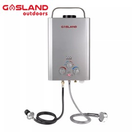 Gasland 6L Portable Tankless Water Heater Instant Hot Water System for Camper RV - Silver
