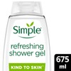 Simple Simple Kind to Skin Refreshing Shower Gel, Pack of
