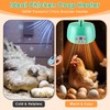 Gulfmew 1 Pack Chicken Coop Heater with Remote Control, Timing