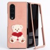 Design Skin (신세계김해점)( 갤럭시 Z폴드4 ) 자수 바타입(빅베어)-핑크 ITM22799 (Shinsegae