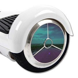 MightySkins Skin Compatible with Hover Balance Board Scooter Wheels Mini Board Unicycle Bluetooth wrap Cover Sticker Highway