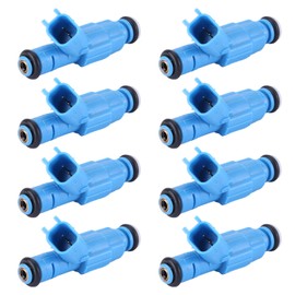 Slakerbe 8 Pcs Fuel Injectors fit for F150 E150 E250 4.6L 2004 2005 2006 2007 2008,4L3E-B4C FJ867 Fuel Injectors