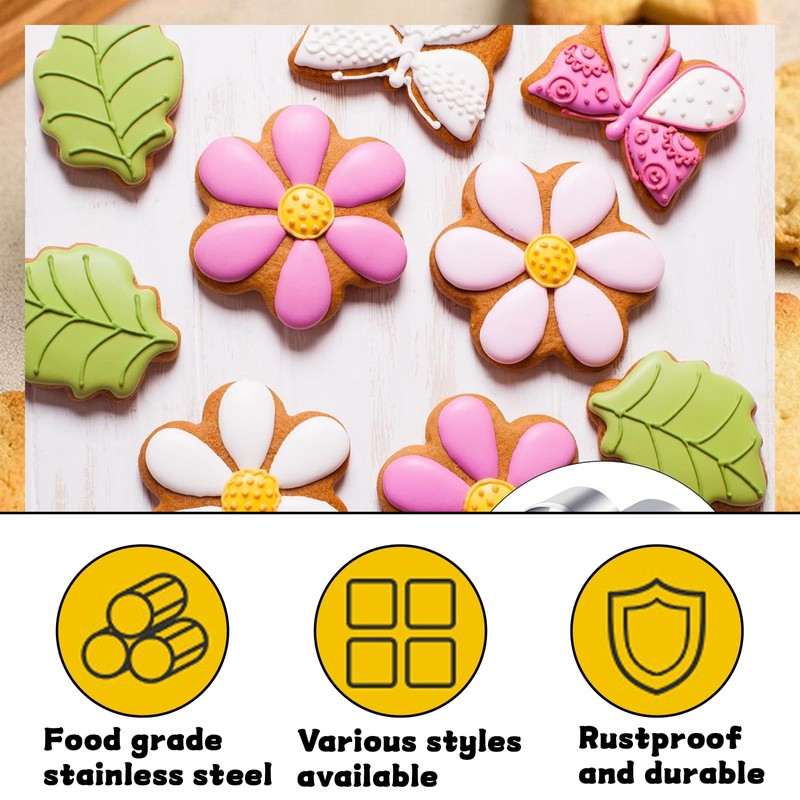 Cookie Cutters,Heart Cookie Cutter, 20-Piece Cookie Cutter, Containing Shapes Such