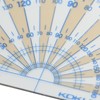 コクヨ 分度器 まなびすと 再生PET樹脂製 90x50mm 半円 GY-GBA310