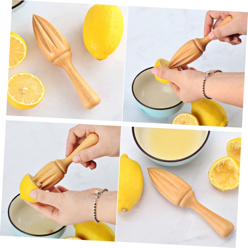 Ciieeo 2pcs Manual Lemon Juicers Citrus Reamer Cone Fruit Squeezer