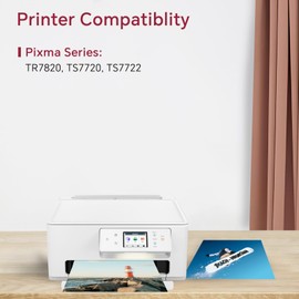PG-285XXL CL-286XXL Combo Pack Ink Cartridges Compatible for Canon PG-285 CL-286 PG285XL CL-286XL PG285 XXL CL286 XXL, Printer ink for Canon 285 286 Work with Pixma TR7820 TS7720 TS7722 (Black Color)