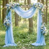 PARTISKY Wedding Arch Draping Fabric, 1 Panel 18FT Baby Blue