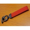 For Volvo S90 Car Key Chain Auto Keyring Suede Red