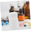 Ciieeo 20pcs Plastic Capsule Bottles with Screw Caps Portable Sample