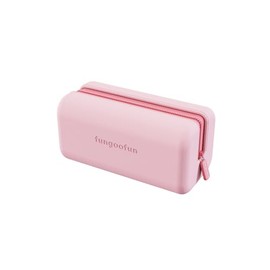 Fangu Fan Makeup Bag, Travel Pouch, Rectangle, EVA Material, Washable, Soft, Freestanding, Cosmetics, Small Items, Gadget Storage, Pen Case, PINK