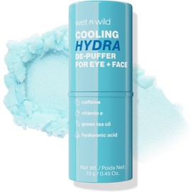 Cooling Hydra De-puffer Wet N Wild Para Ojos Y Rostro Barra Gel Primer De Maquillaje Hidratante fecto Refrescante Ácido Hialurónico, Minimiza Poros Y Líneas De Expresión, Larga Duración Serum Cooling Hydra Desinflama Rostro